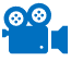 A blue camera with a black background

AI-generated content may be incorrect.